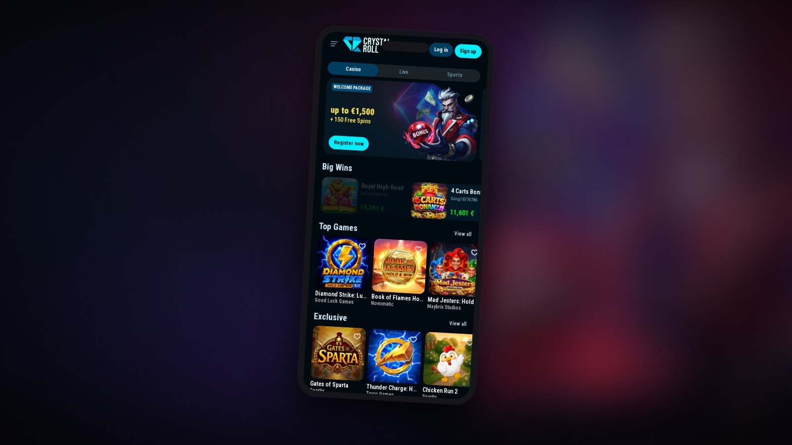 Welke doorlopende promoties biedt casino CrystalRoll?